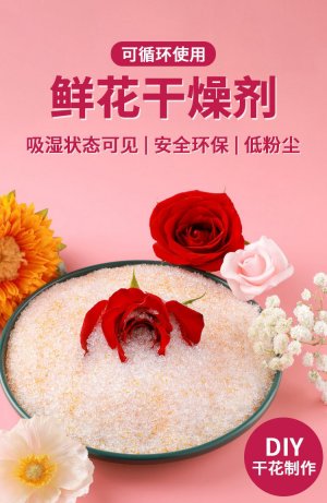 永生花硅胶干花干燥剂玫瑰婚礼典礼树脂模型批发鲜花干燥剂